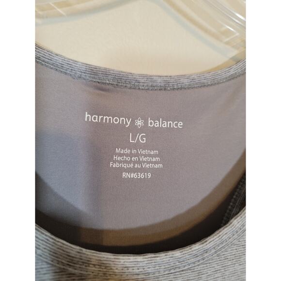 Harmony & Balance Racerback Athletic Dress Activewear Minimalist Gray Size Large - Picture 3 of 6